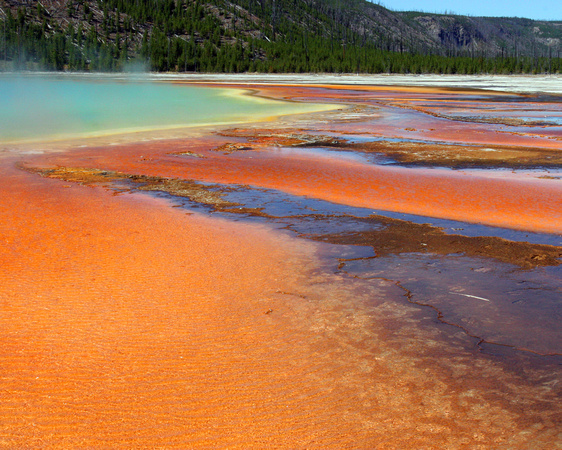 Grand Prismatic Springs Yellowstone NP